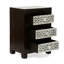 Table de chevet 3 tiroirs en bois