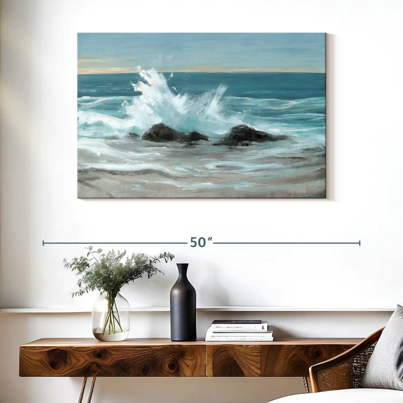 Gillard Crashing Wave II, H 26 po x l 39 po
