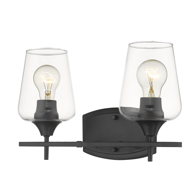 Dahlya 2 - Light Dimmable Vanity Light, Matte Black