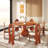 Farmhouse Solid Wood Dining Table-639831100-639831102