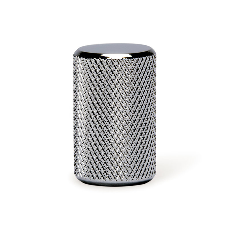 Echo 11/16" Diameter Cylindrical Knob, Polished Chrome
