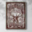 Red Wood Peace, reproduction encadrée - bois massif-1671103871