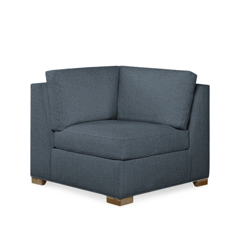 Landon Outdoor Patio Sectional, Navy Blue 71628L58