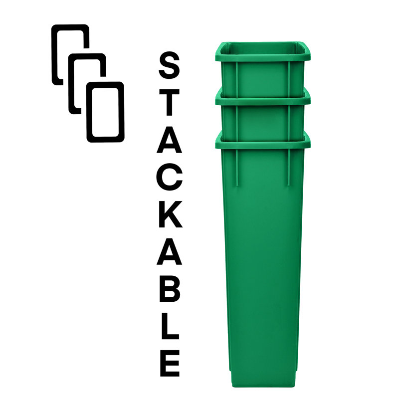 Alpine Industries 23 Gallon Plastic Recycling Bin