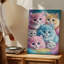 Toile, tableau vibrant et fantaisiste de chatons moelleux-1906900643