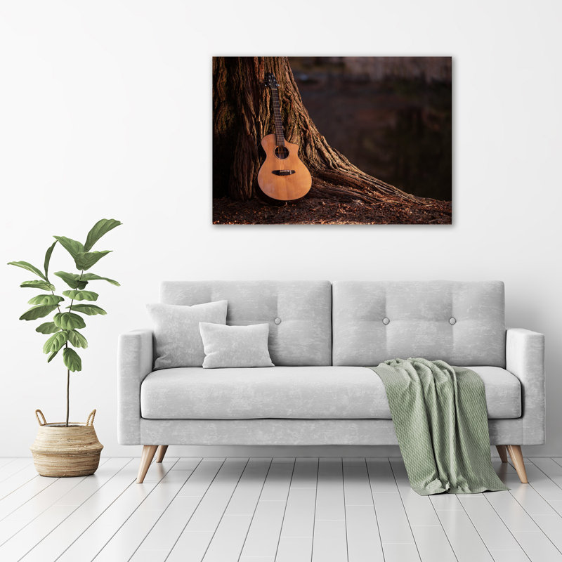Acoustic Guitar - Wrapped Canvas Print