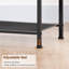 38.9cm W Metal Bedside Table