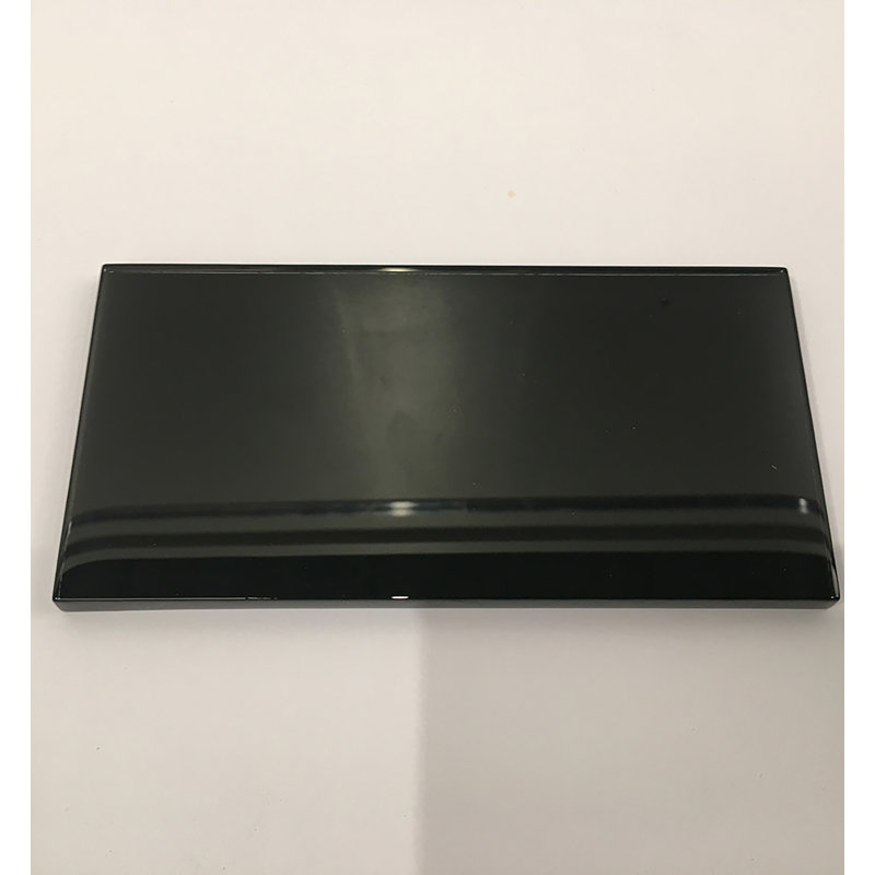 Genoa 3" x 6" Glass Subway Wall Tile, Gunmetal