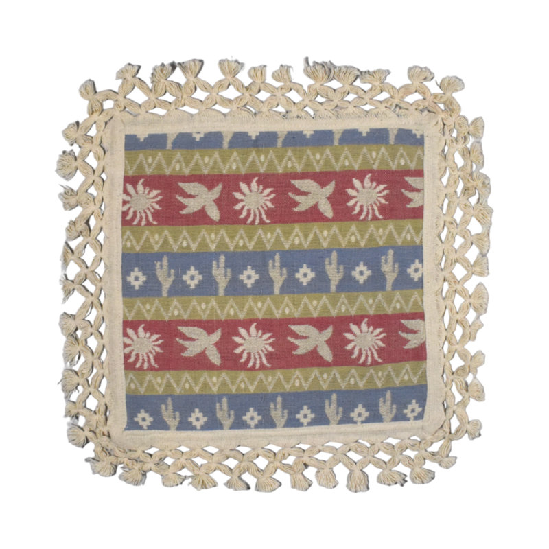 Jack Geometric Square Cushion