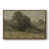 Toile avec cadre flottant brun