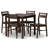 Ippolito 4 - Person Solid Wood Top Four Leg Dining Set