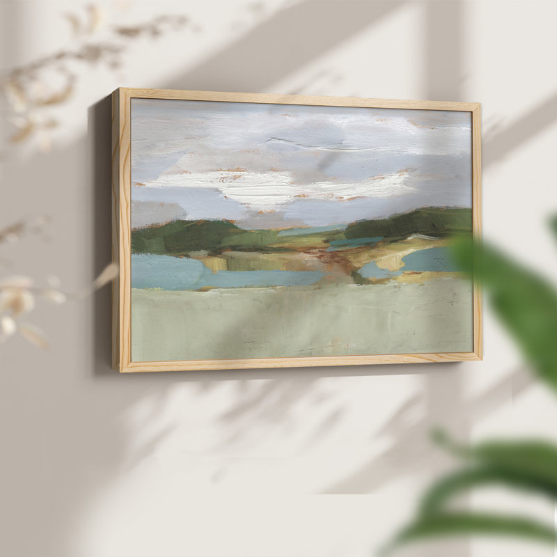 High Noon Vista Study II - Reproduction encadrée - Restickable, Naturel, H 11 po x l 14 po
