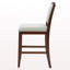 Ensemble de 2 tabourets de bar à hauteur de comptoir - 2 tabourets de bar rustiques avec structure en bois d'hévéa, dossier ergonomique, polyvalent pour îlot de cuisine, salle à manger, cerisier-509218725