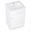 Meuble-lavabo de 20 po avec lavabo, meuble-lavabo avec tablette de porte et tablette réglable-662565448
