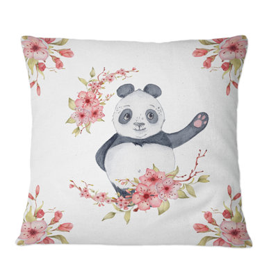Floral Throw Pillow