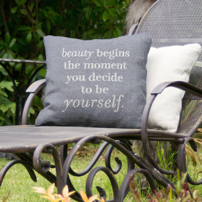 Coussin intérieur/extérieur véritable beauté