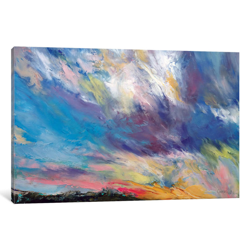 Clouds At Sunset by Michael Creese - Wrapped Canvas Painting, 66.04 cm H x 45.72 cm W x 1.91 cm D