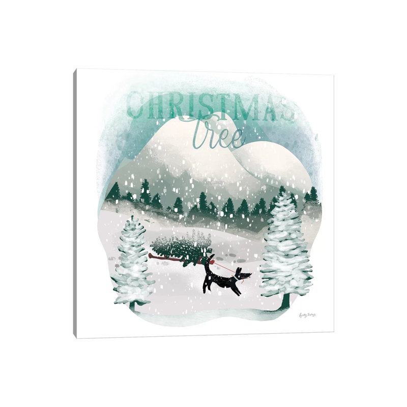 Winter Wonderland V by Becky Thorns - Wrapped Canvas Print, 66.04 cm H x 66.04 cm W x 1.91 cm D