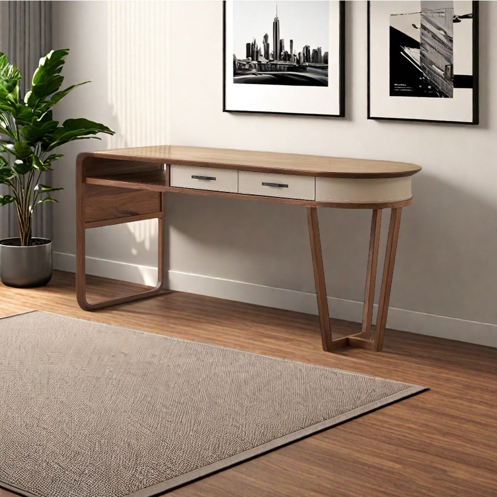 Hokku Designs Italian Style Living Room Ideas Desk | Wayfair