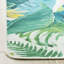 Tapis vert / bleu clair à motif floral Wingler-23203408
