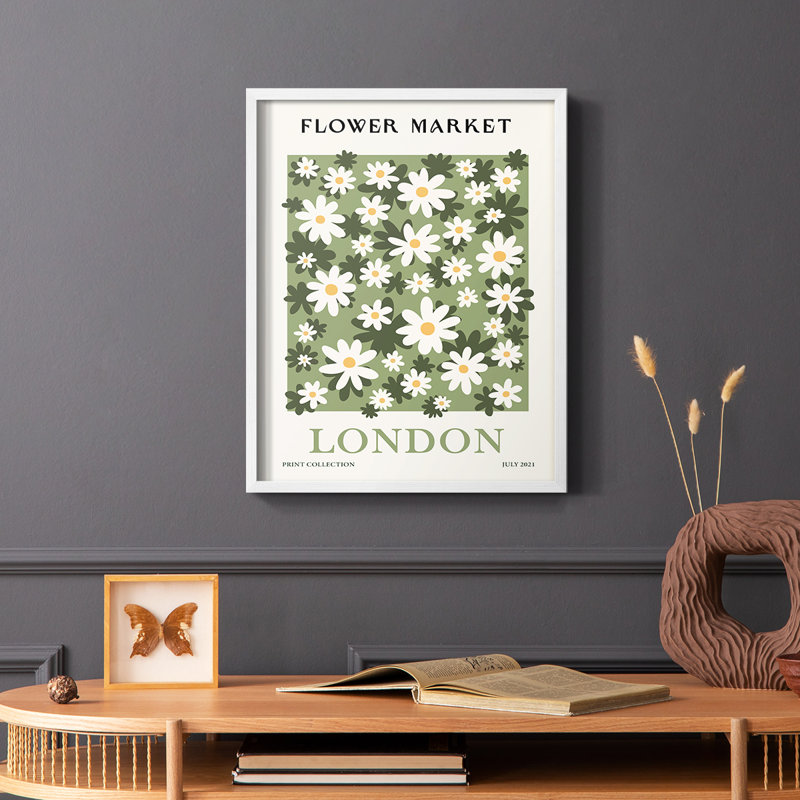 Matisse VI, reproduction encadrée - bois massif, Blanc, H 20 po x l 16 po