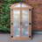 Urban Greenhouse with Cedar Wood Frame and Polycarbonate Panels Compact Modern Design for Small Spaces
