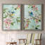 «Asbury Garden Song I», ensemble de 2 peintures sur toile encadrées-379428369-379428368