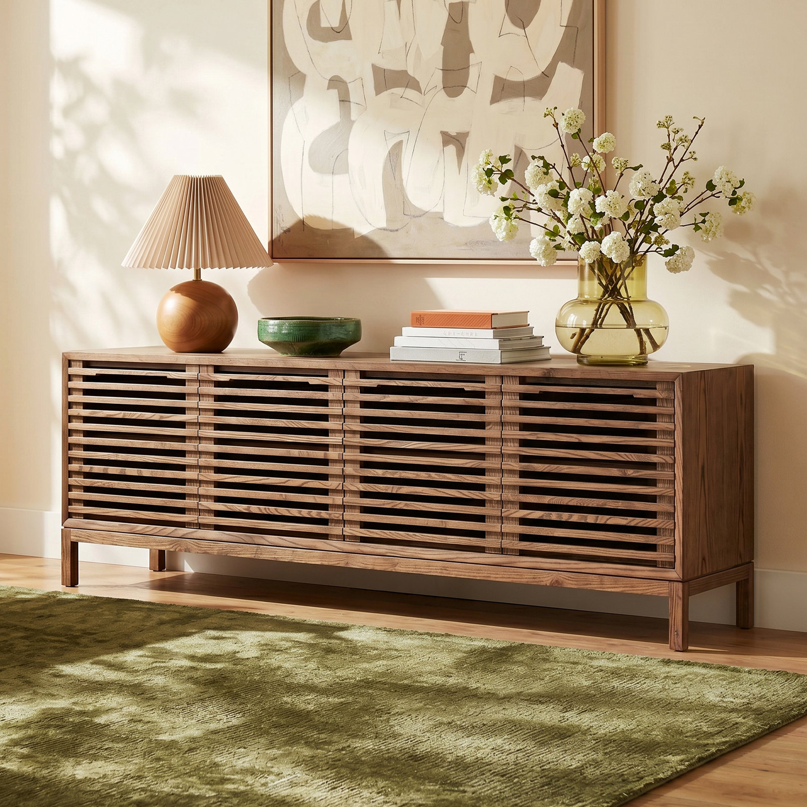 Finnian 78'' Media Console, Walnut