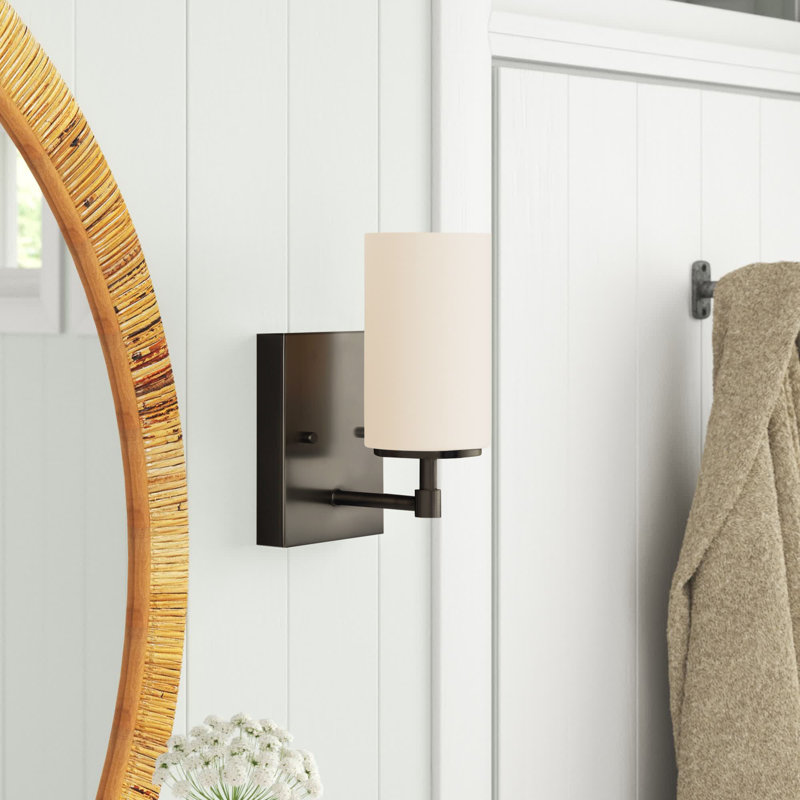 Alturas One Light Wall / Bath Sconce from Generation Lighting , Brushed Oil Rubbed Bronze, No