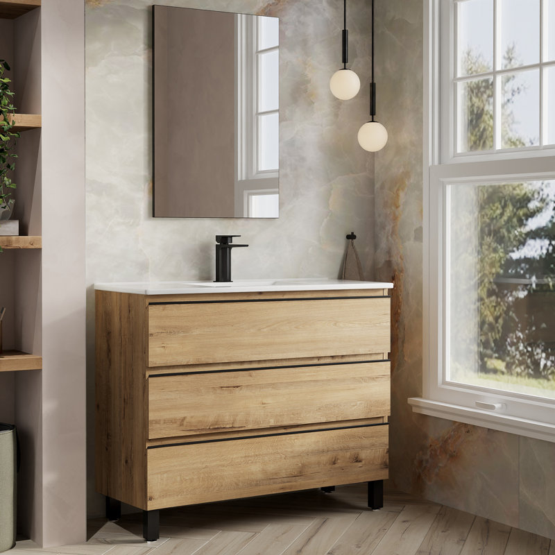 Sabree 1mm Double Bathroom Vanity with Basin