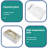 MONSFEST 8.7'' Ceramic Rectangular Bathroom Sink