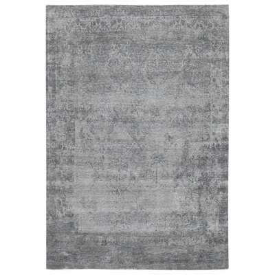 Zenith Abstract Area Rug in Gray