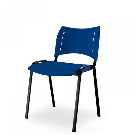 Nevaeah Side Chair, Black, Blue