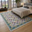 Oriental Cotton and Chenille Flatweave Area Rug-651484932