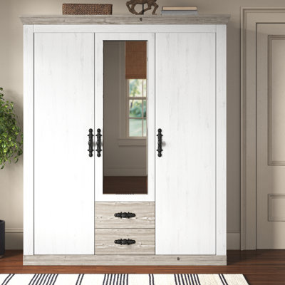 Kit 3 Door Manufactured Wood Wardrobe