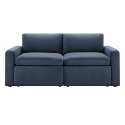 Lana 74" Linen Modular Sofa