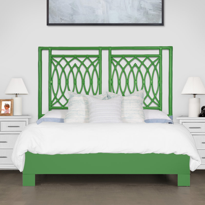 Haskins Headboard, Twin, Green