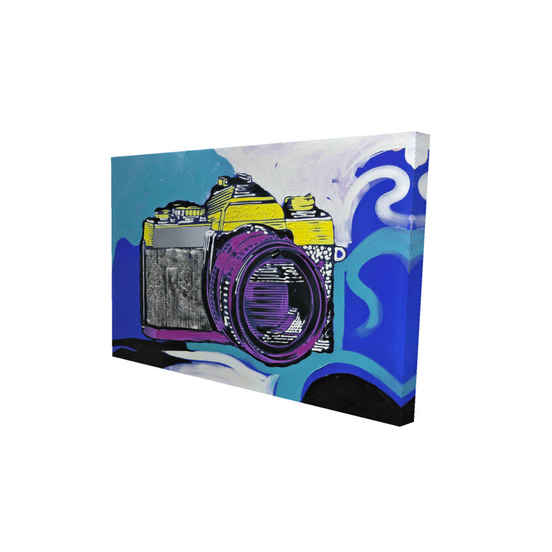Retro Camera Canvas | Vintage Home Decor | Hobbies Bedroom