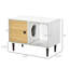 Maison pour chat en bois avec coussin moelleux Pawhut