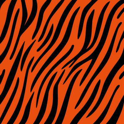 Rayures, motif de tigre de la jungle. Imprimé animal blanc et noir. Illustration vectorielle