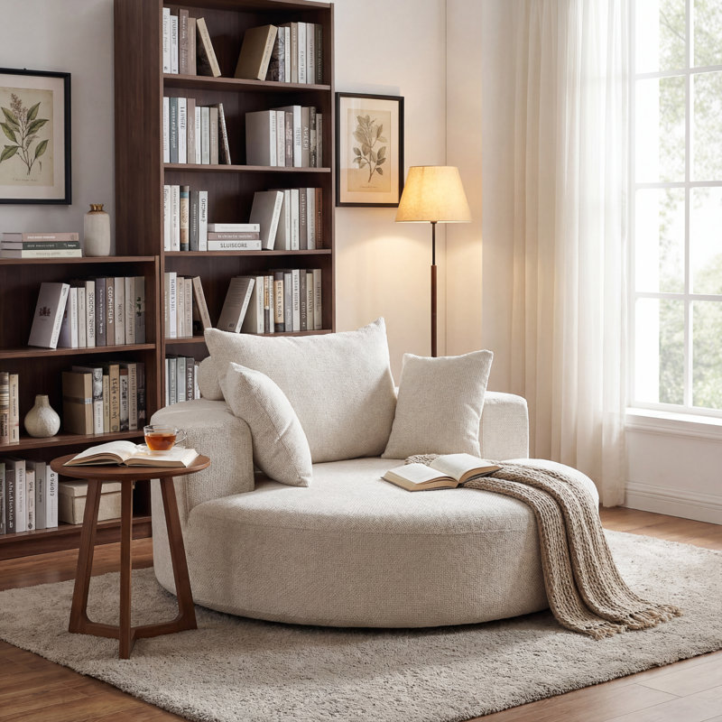 Canapé 55 po, Beige