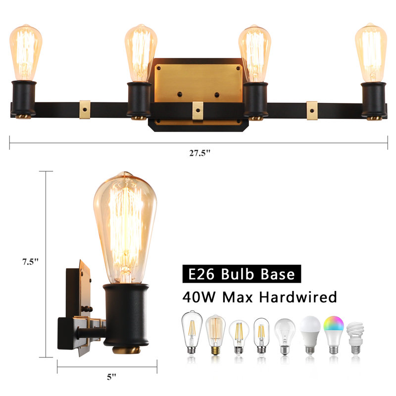 Alyssarae Dimmable Vanity Light, 4