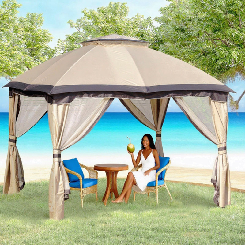Gazebo, For Patio Use, Beige