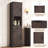 66" Tall Farmhouse Bathroom Storage Cabinet-1118948125