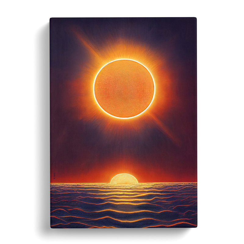 Alger Sun Vol.3 - Wrapped Canvas, 60cm H x 40cm W x 3cm D
