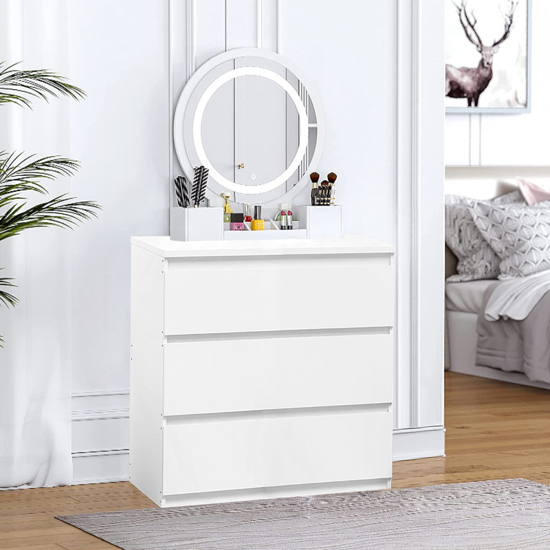 Saransh 70cm W 3 - Drawer Chest of Drawers