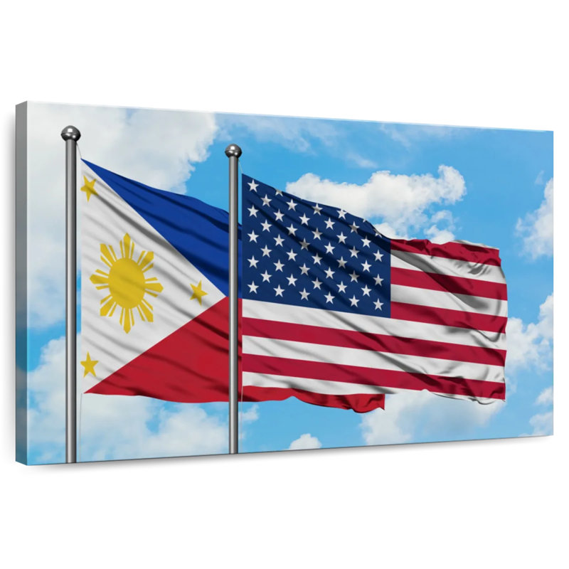 Philippines And USA Whelan, 26" H x 39" W