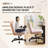 Tufted Teddy Fleece Swivel Chair With Reclining And Foot Studs-1836696479