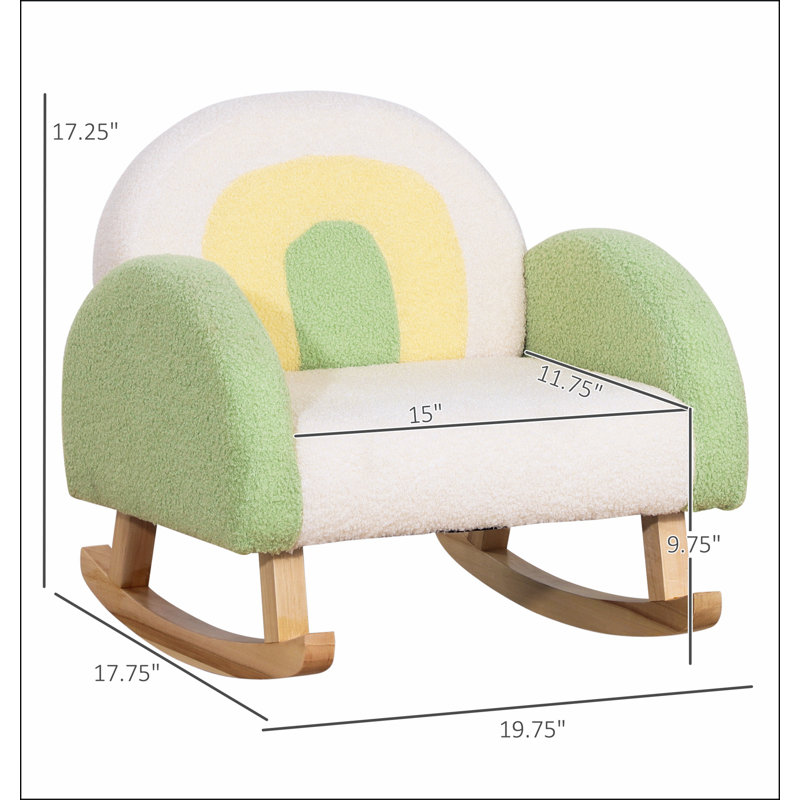 Fauteuil à bascule pour enfant Qabo Baby