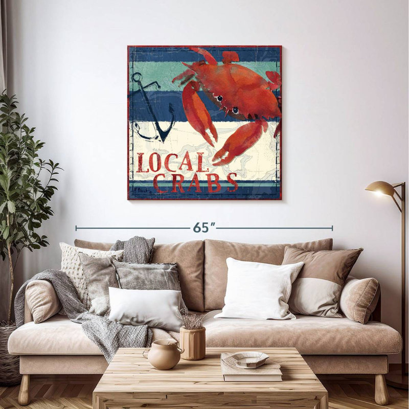 Brampt Deep Sea Crab, 39" H x 39" W